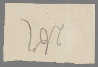 L 01445
<br/>
Label met opschrift
<br/>
<em>Escher von der Linth, Johannes Conrad (1767-1823)</em>